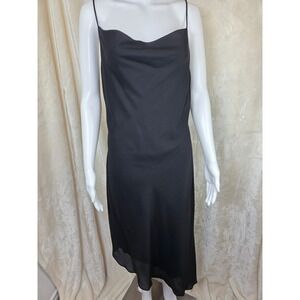 Vintage Y2K Jump Apparel Co Wendye Chaitin Handkerchief Hem Slip Dress 11/12